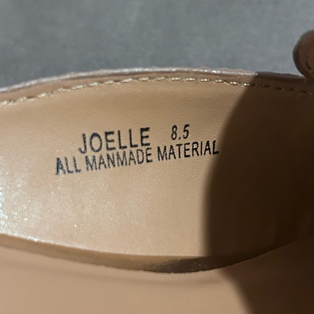 Shoes sale 50%off Lulus Joelle Rose gold cooper Glitter  8.5  mules flat S14 - Picture 4 of 8